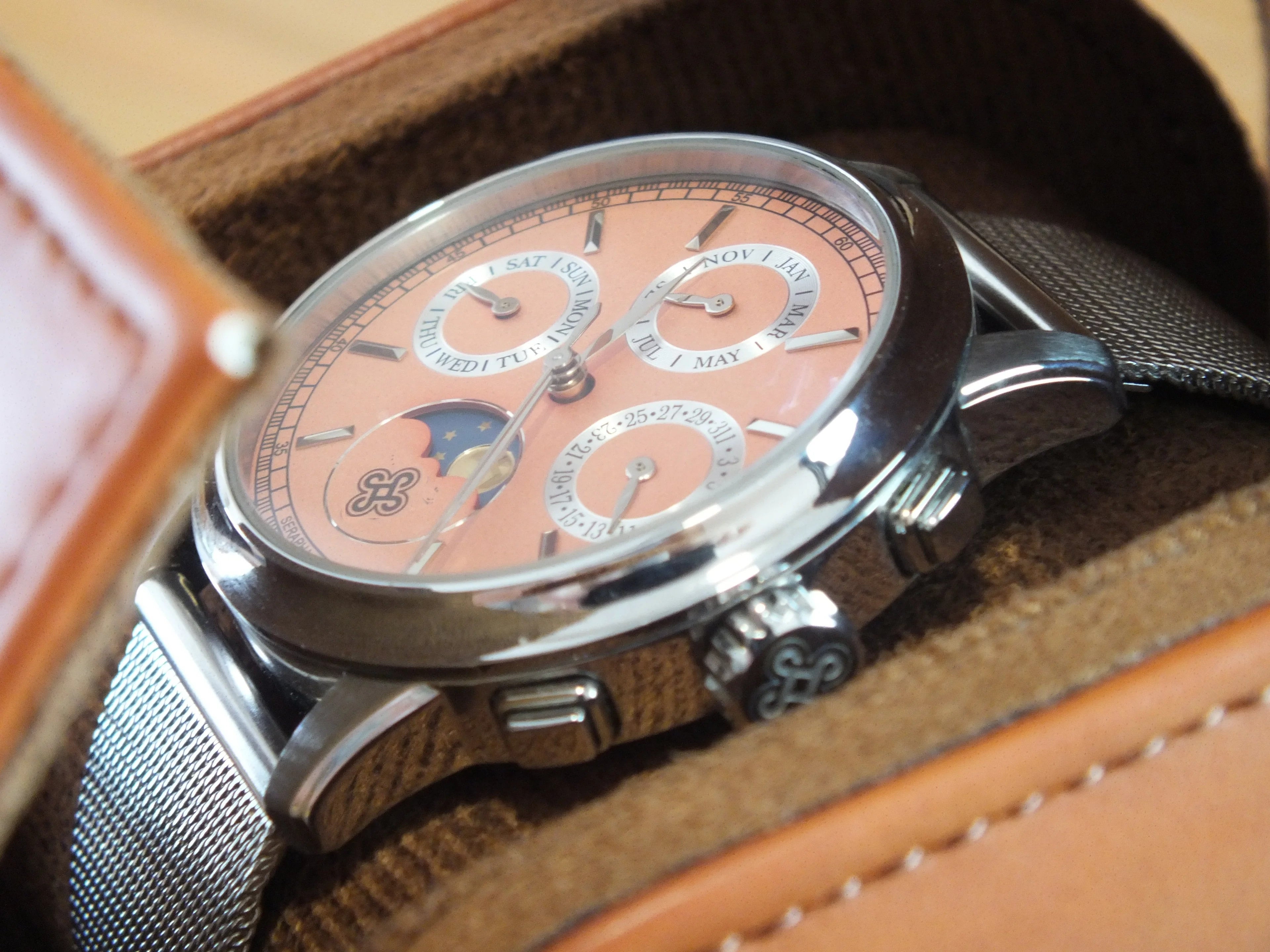 Salmon Triple Date Moonphase